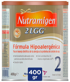 Молочна суха суміш Nutramigen 2 LGG Гіпоалергенна формула 400 г (8712045025796)