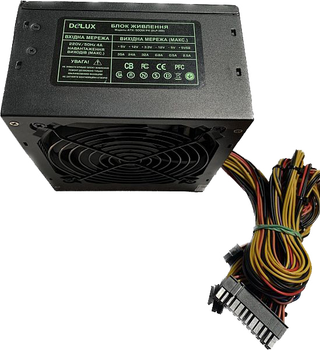 Блок питания Delux 500W (DLP-35D Black)