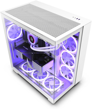 Корпус NZXT H9 Flow White (CM-H91FW-01)