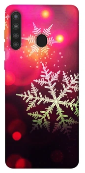 TPU чохол Demsky Снежинки для Samsung Galaxy A21