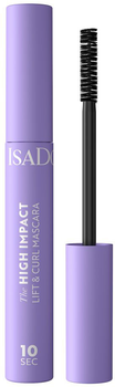 Туш для вій IsaDora 10 Sec High Impact Lift & Curl 02 чорна 9 мл (7333352078681)