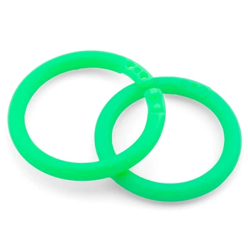 Кольцо зажимное пластиковое 48х5 мм Ø 40 мм 10 шт. Салатовый