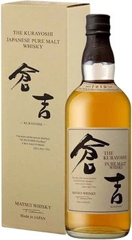 Віскі Kurayoshi Pure Malt Tottori 0.7 л 43% в подарунковій упаковці (4954621000894)