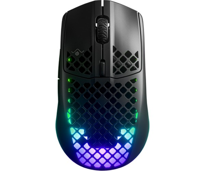 Мишка SteelSeries Aerox 3 Wireless Onyx, RGB, 18000dpi., 6кн., чорна