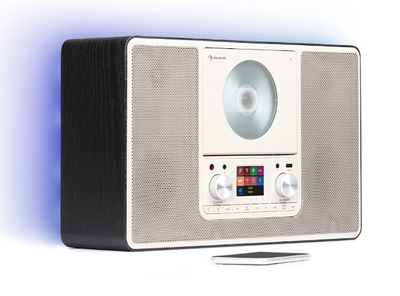 Интернет-радио Auna Scala VCD-IR, WLAN, CD, BT, MP3, DAB+, FM-радио