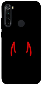 TPU чохол Demsky Red horns для Xiaomi Redmi Note 8
