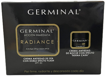 Zestaw do pielęgnacji twarzy Germinal Radiance Krem SPF 30 50 ml + Krem na noc 15 ml (8430445319580)