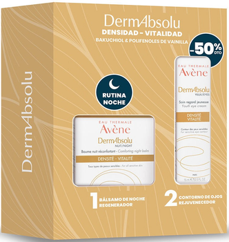 Zestaw do pielęgnacji twarzy Avene Dermabsolu Balsam na noc 40 ml + Krem na dzień 10 ml (3282779338592)