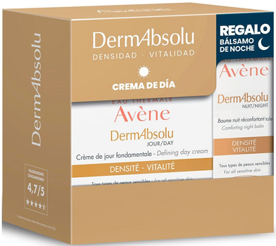 Zestaw do pielęgnacji twarzy Avene Dermabsolu Balsam na noc 10 ml + Krem na dzień 40 ml (3282779338547)