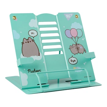 Підставка для книг з додатковими фіксаторами Yes Pusheen металева 470517