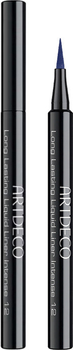 Super trwały eyeliner Artdeco Long Lasting Liquid Liner Intense 12 Blue 0.6 ml (4052136101621)