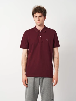 Поло длинное мужское Tommy Hilfiger 11330.5 S (44) Бордо (smt2000000018805)