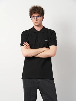 Поло длинное мужское Calvin Klein Jeans 11338.1 L (48) Черное (smt2000000020198)