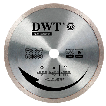 Диск алмазный отрезной DWT DADD-RW22230