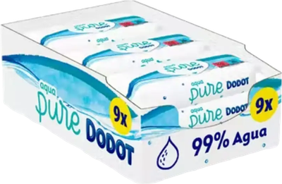 Mokre chusteczki Dodot Pure 99% wody 432 szt (8001841115542)