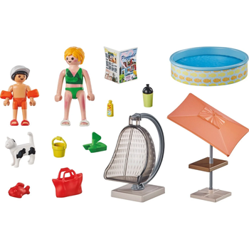 Zestaw do zabawy z figurkami Playmobil My Life Splashing Fun In The Garden Starter Pack 29 elementow (4008789714763)