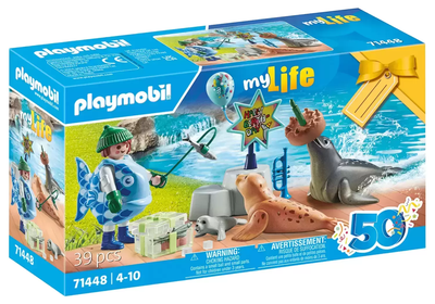 Zestaw do zabawy z figurkami Playmobil My Life Animal Feeding 39 elementow (4008789714480)