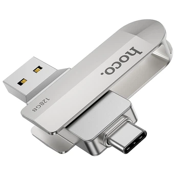 USB Flash Drive Hoco UD10 USB3.0 Type C 128GB Цвет Стальной