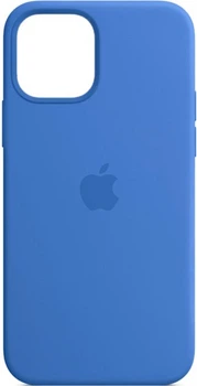 Чохол iPhone 17 Pro Max Silicone Case Full capri blue