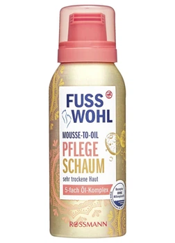 Мус для догляду за дуже сухою шкірою ніг Fusswohl Mousse-To-Oil Pflege Schaum 100 мл