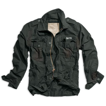 Куртка Surplus Heritage Урожай Jacket Surplus Raw Vintage Black XL (Чорний)
