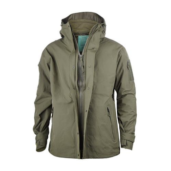 Куртка парка влагозащитная Sturm Mil-Tec Wet Weather Jacket With Fleece Liner Sturm Mil-Tec Ranger Green S (Зеленый)