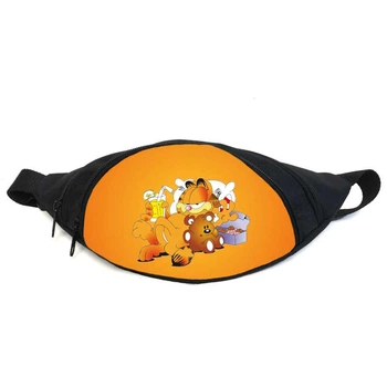 Поясная сумка бананка Гарфилд (GB Gar-07) Gear Bag черная