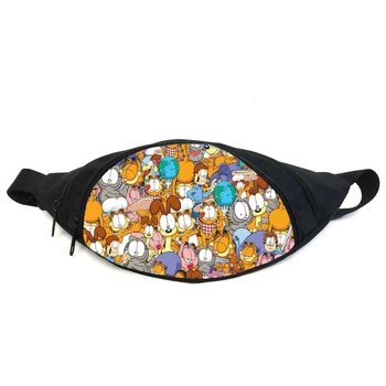 Поясная сумка бананка Гарфилд (GB Gar-06) Gear Bag черная