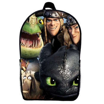 Рюкзак Як приручити дракона дитячий (Gear bag Беззубик mini 09) чорний, 29 х 21 х 9 см