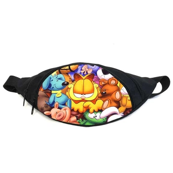 Поясная сумка бананка Гарфилд (GB Gar-010) Gear Bag черная