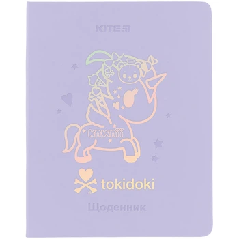 Дневник школьный мягкая обложка PU Kite tokidoki TK24-283, 67518