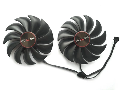 Вентилятор FirstD для видеокарты Sapphire RX 6500 XT PULSE (original) FD9015U12S комплект 2 шт (№483)