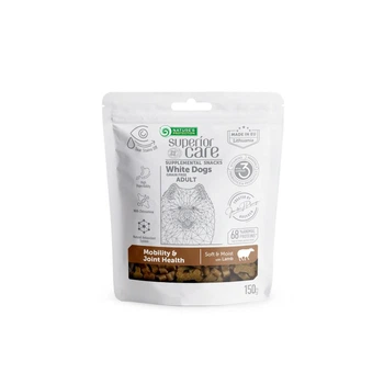 Беззерновые лакомства с ягнятиной для взрослых собак всех пород Nature's Protection Superior Care White Dogs Mobility & Joint Health, 150г (KIKNPSC47655)