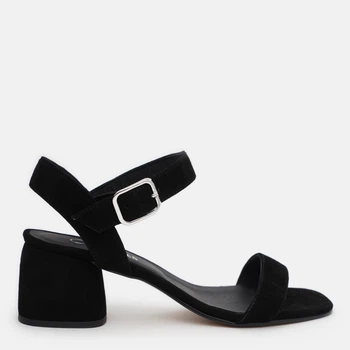 Женские босоножки замшевые Ashoes 282 38 24.5 см Черные (ROZ6501004645)