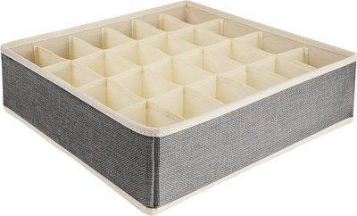 Органайзер для хранения на 24 секции МВМ MY HOME TH-09-24 LIGHT GRAY Светло-серый