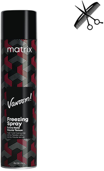 Spray profesjonalny Matrix Vavoom Freezing Extra Hold zapewniający wyjątkowo mocne utrwalenie 500 ml (3474637103606)