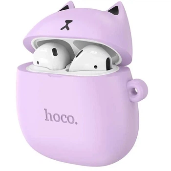 Навушники Hoco EW45 TWS Lilac Cat