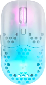 Миша Xtrfy MZ1, WL/USB-A, RGB, білий (MZ1W-RGB-WHITE)