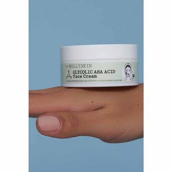 Крем відновлюючий HOLLYSKIN для обличчя з гліколевою кислотою Glycolic AHA Acid Face Cream (0296064)