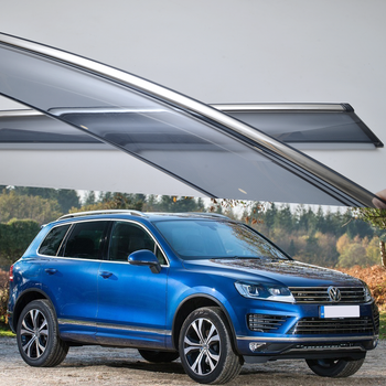 Вітровики із хромом на скотчі Touareg 2010-2018 Havoc