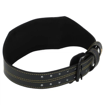 Пояс атлетический кожаный Velo Star 9738 размер S Black-Gold