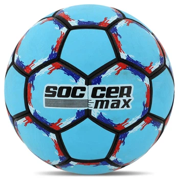 М'яч футбольний Soccermax 4360 розмір №5 Blue-Multicolor
