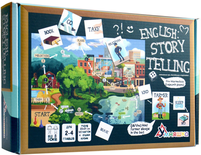 Гра навчальна настільна Умняшка English storytelling (Інгліш сторітелінг) (4820129202101)