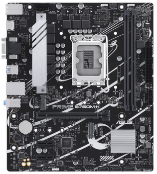 Płyta główna ASUS  PRIME B760M-K (s1700, Intel H760, PCI-Ex16) (90MB1FI0-M0EAY0)
