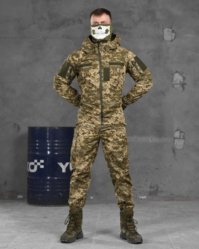 Тактический военный костюм Panton ( Китель + Штаны ), Камуфляж: Пиксель, Размер: M