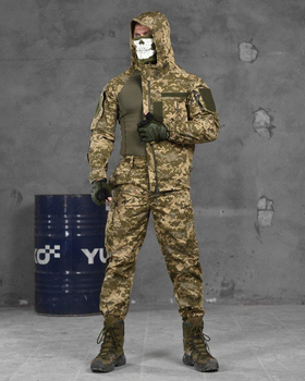 Тактический военный костюм Fantom ( Китель + Убакс + Штаны ), Камуфляж: Пиксель, Размер: S