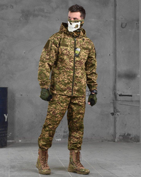 Тактический военный полевой костюм горка Ahiles ( Китель + Штаны ), Камуфляж: Пиксель, Размер: XXL