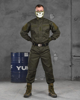 Тактичний військовий костюм Union ( Кітель + Штани ), Камуфляж: Олива, Розмір: XXXL