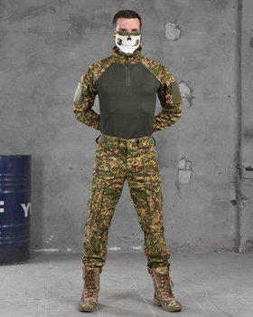 Тактический военный полевой костюм Ahiles ( Убакс + Штаны ), Камуфляж: Пиксель, Размер: L