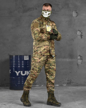 Тактический военный костюм Fanter ( Китель + Штаны ), Камуфляж: Мультикам, Размер: XL